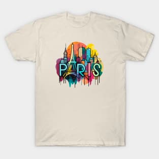 Paris Iconic Landmarks T-Shirt